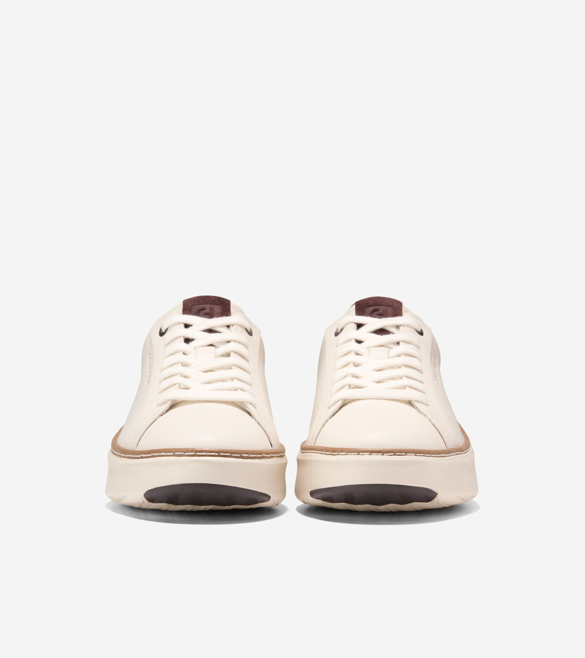 W34763:IVORY/DK CHOCOLATE SUEDE/IVORY