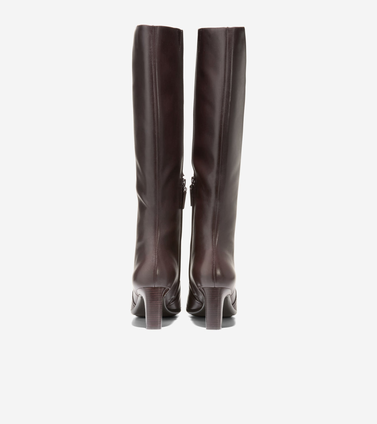 W35189:CH DK CHOCOLATE LTHR/ DK BROWN STACK