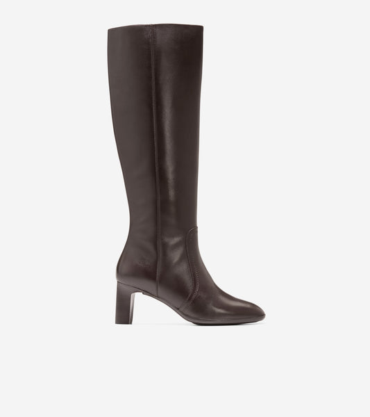 W35189:CH DK CHOCOLATE LTHR/ DK BROWN STACK